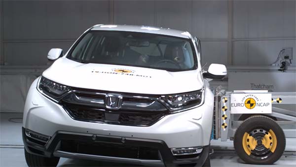 ക്രാഷ് ടെസ്റ്റില്‍ അഞ്ചില്‍ അഞ്ചും കുറിച്ച് ഹോണ്ട CR-V