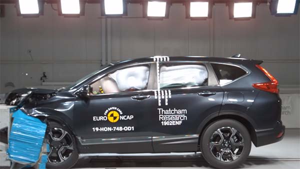 ക്രാഷ് ടെസ്റ്റില്‍ അഞ്ചില്‍ അഞ്ചും കുറിച്ച് ഹോണ്ട CR-V