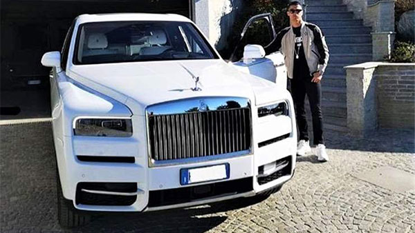 റോള്‍സ് റോയ്‌സ് കലിനന്‍ ഗരാജിലെത്തിച്ച് ക്രിസ്റ്റ്യാനോ റൊണാള്‍ഡോ