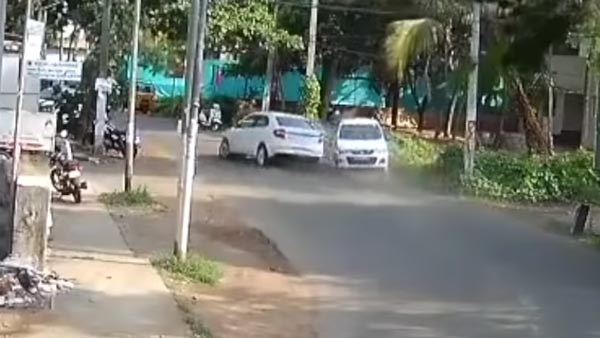 സിനിമാ സ്റ്റൈലിൽ പൊലീസിന്റെ കാർ ചേസ് — വീഡിയോ വൈറൽ