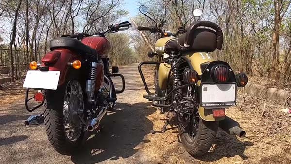 ജാവയും ബുള്ളറ്റും മുഖാമുഖം മത്സരിക്കുമ്പോള്‍ — വീഡിയോ