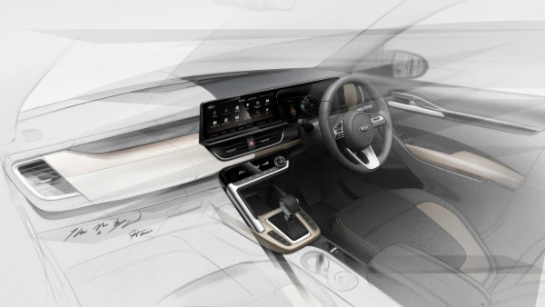 SP2i എസ്‌യുവിയുടെ ഇന്റീരിയര്‍ സ്‌കെച്ച് പുറത്തുവിട്ട് കിയ