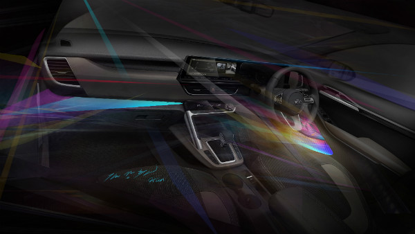 SP2i എസ്‌യുവിയുടെ ഇന്റീരിയര്‍ സ്‌കെച്ച് പുറത്തുവിട്ട് കിയ