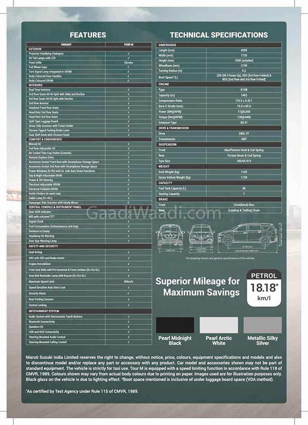 ടാക്സി കുപ്പായമിട്ട് മാരുതി എർട്ടിഗ, വിതരണം തുടങ്ങി