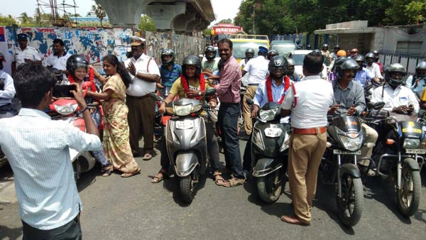 ഇരുചക്ര വാഹനങ്ങളുടെ എണ്ണത്തില്‍ രാജ്യത്ത് ചെന്നൈ പട്ടണം മൂന്നാമത്