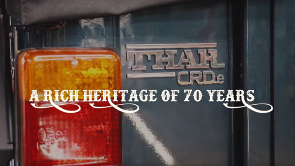 നിലവിലുള്ള ഥാറിന്റെ ഉത്പാദനം മഹീന്ദ്ര അവസാനിപ്പിച്ചു: ഥാർ ട്രിബ്യൂട്ട് വീഡിയോ