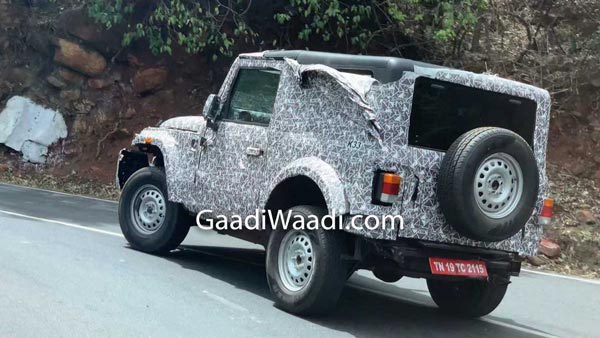  2020 മഹീന്ദ്ര ഥാര്‍ പരീക്ഷണ ചിത്രങ്ങള്‍ പുറത്ത്