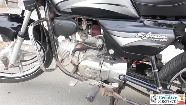 ഹൈബ്രിഡ് ഇലക്ട്രിക്ക് പതിപ്പായി മാറിയ ഹീറോ സ്‌പ്ലെന്‍ഡര്‍; വിഡിയോ