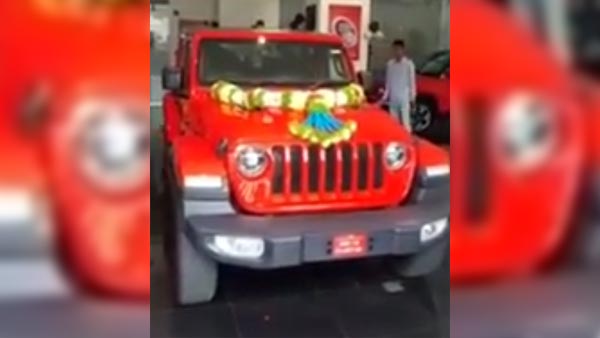 വൈറലായി ജീപ്പ് റാംഗ്ലറിന്റെ ആദ്യ ഡെലിവറി വീഡിയോ