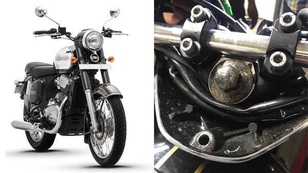 പുനരുദ്ധാരണം പ്രാപിച്ച് നിരത്തിലെത്തിയെങ്കിലും തുരുമ്പ് വിട്ടു മാറാതെ ജാവ