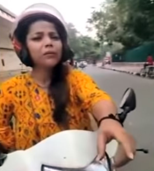 പുതുക്കിയ മോട്ടോർ വാഹന നിയമം പൊല്ലാപ്പാകുന്നു; ആത്മഹത്യ ഭീഷണിയുമായി യുവതി