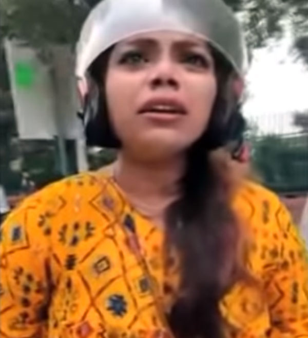 പുതുക്കിയ മോട്ടോർ വാഹന നിയമം പൊല്ലാപ്പാകുന്നു; ആത്മഹത്യ ഭീഷണിയുമായി യുവതി