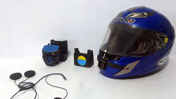 ബ്ലുടൂത്ത് കണക്ടിവിറ്റിയോടെ ഹെല്‍മറ്റ് കൂളര്‍ പുറത്തിറക്കി ബ്ലൂആര്‍മര്‍