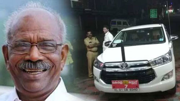 മന്ത്രി വാഹനം വീണ്ടും വാർത്തകളിൽ നിറയുന്നു; രണ്ട് വർഷത്തിനുള്ളിൽ മാറിയത് 34 ടയറുകൾ