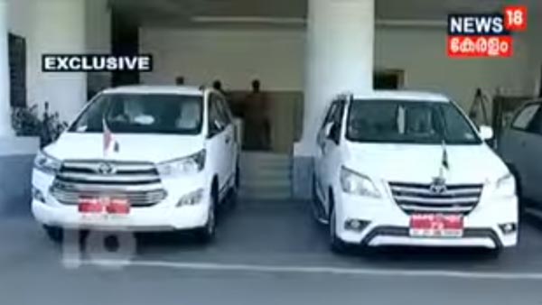 ട്രാഫിക്ക് നിയമങ്ങൾ കാറ്റിൽ പറത്തി മന്ത്രി വാഹനങ്ങൾ