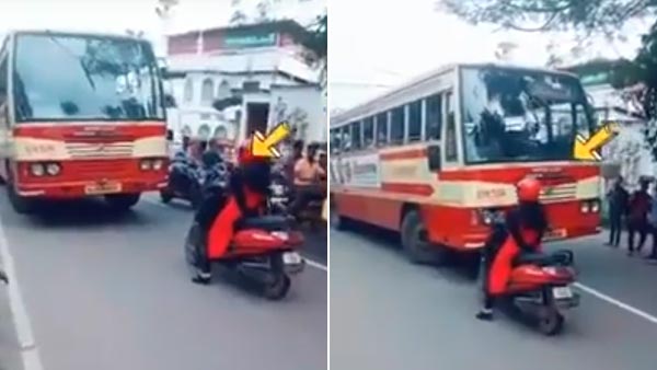 വളയിട്ട കൈകളില്‍ വളയം ഭദ്രം; കെഎസ്ആര്‍ടിസി വനിതാ ഡൈവറിന് സോഷ്യല്‍ മീഡിയയില്‍ കൈയടി