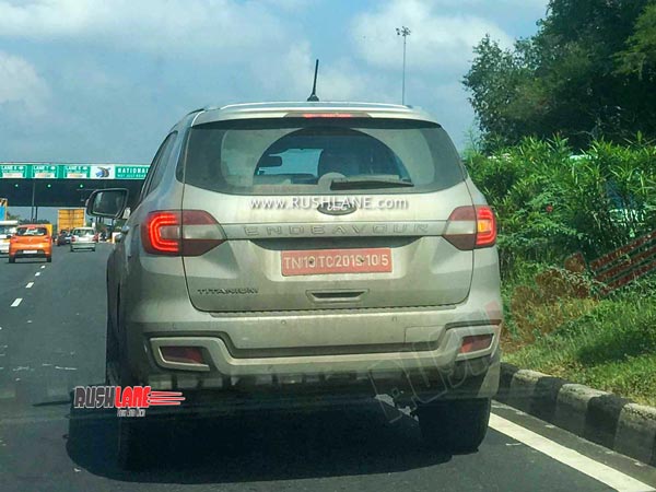 ഫോർഡ് എൻഡവർ ബി‌എസ് VI പതിപ്പിന്റെ പരീക്ഷണ ചിത്രങ്ങൾ പുറത്ത്