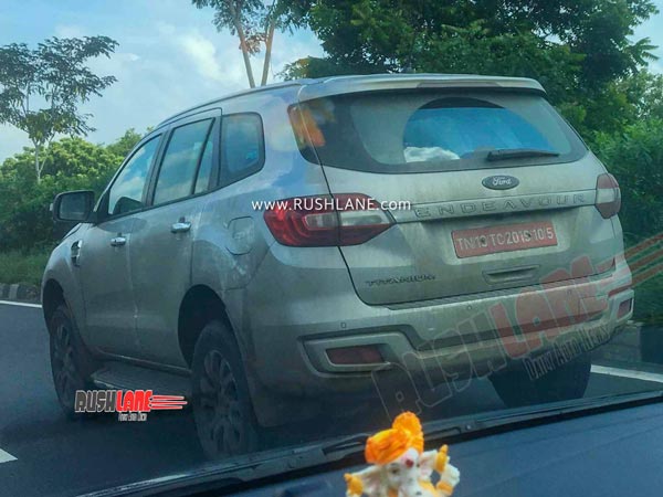 ഫോർഡ് എൻഡവർ ബി‌എസ് VI പതിപ്പിന്റെ പരീക്ഷണ ചിത്രങ്ങൾ പുറത്ത്