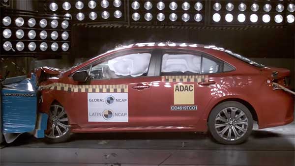 ക്രാഷ് ടെസ്റ്റില്‍ അഞ്ച് സ്റ്റാര്‍ റേറ്റിങ്ങുമായി ടൊയോട്ട കൊറോള