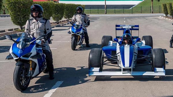 അബുദാബി പൊലീസിന്റെ ഭാഗമായി ഡ്യുക്കാട്ടി പാനിഗാലെ