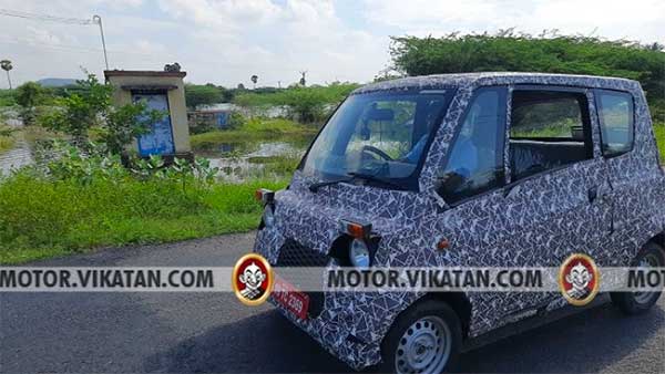 ക്യാമറയില്‍ കുടുങ്ങി മഹീന്ദ്ര ആറ്റം ഇലക്ട്രിക്കിന്റെ പരീക്ഷണ ഓട്ടം