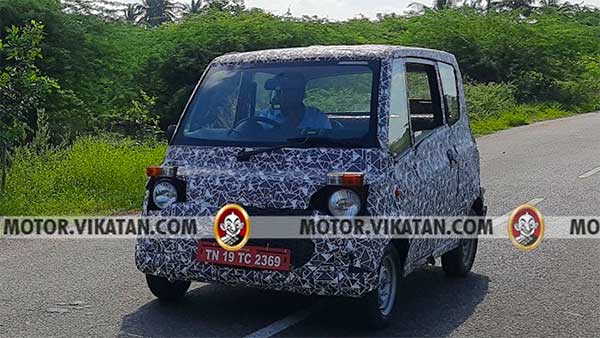 ക്യാമറയില്‍ കുടുങ്ങി മഹീന്ദ്ര ആറ്റം ഇലക്ട്രിക്കിന്റെ പരീക്ഷണ ഓട്ടം