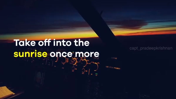 വ്യോമയാന മേഖലയ്ക്ക് പ്രതീക്ഷ നൽകി ഇൻഡിഗോ പൈലറ്റ്; വീഡിയോ