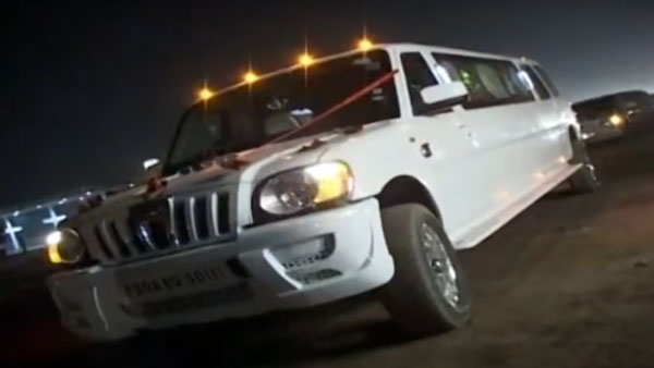 ലിമോസീനായി മാറിയ മഹീന്ദ്ര സ്കോർപ്പിയോ; വീഡിയോ