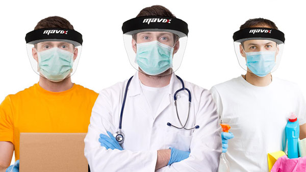 പുനരുപയോഗിക്കാൻ കഴിയുന്ന ഫെയ്സ് ഷീൽഡുകൾ അവതരിപ്പിച്ച് മാവോക്സ് ഹെൽമെറ്റുകൾ