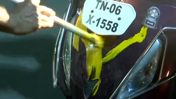 റോഡുകളിൽ നിന്ന് ജനങ്ങളെ അകറ്റി നിർത്താൻ പുതുവഴികളുമായി തമിഴ്നാട് പൊലീസ്