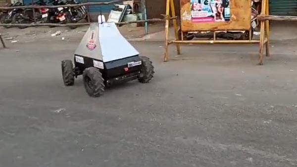 ഹോട്ട്സ്പോട്ടുകളിലും ആശങ്കയില്ലാതെ ആശയവിനിമയം നടത്താൻ റോബോട്ട് കോപ്പ്