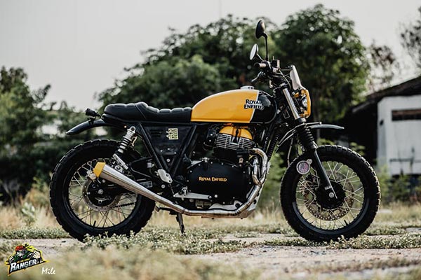 ഡ്യുവല്‍ ഹെഡ്‌ലാമ്പും, സ്‌പോര്‍ട്ടി ലുക്കും; വൈറലായി ഇന്റര്‍സെപ്റ്റര്‍ 650