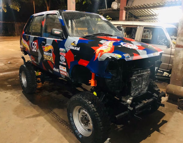 'രാവണനാണിവൻ തനി രാവണൻ'; മാരുതി 800 മോൺസ്റ്റർ ട്രക്ക്