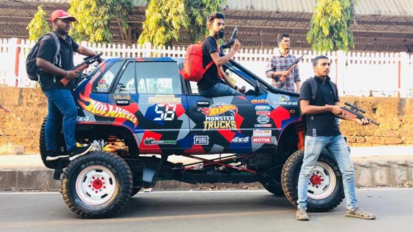 'രാവണനാണിവൻ തനി രാവണൻ'; മാരുതി 800 മോൺസ്റ്റർ ട്രക്ക്