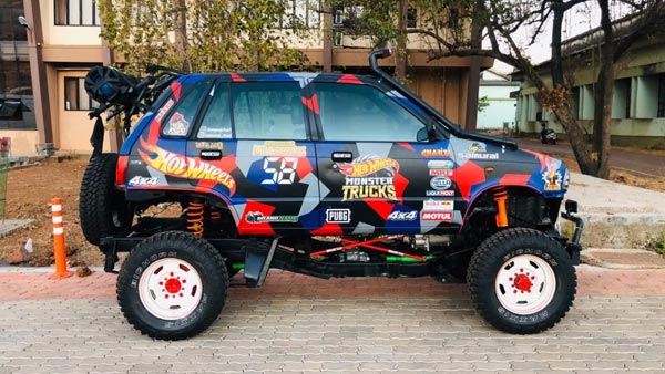 'രാവണനാണിവൻ തനി രാവണൻ'; മാരുതി 800 മോൺസ്റ്റർ ട്രക്ക്