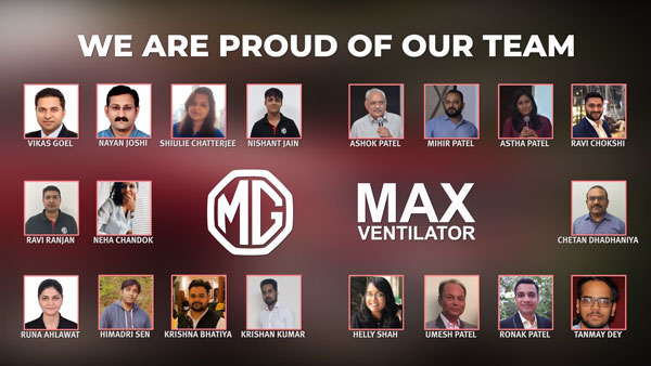 കൊവിഡ്-19; മാക്സ്-എംജി കൂട്ടുകെട്ടില്‍ നിര്‍മ്മിച്ചത് 100 വെന്റിലേറ്ററുകള്‍