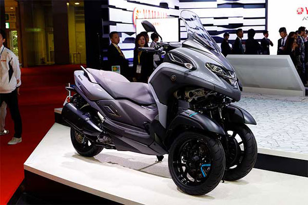 മൂന്ന് വീലുകളുള്ള ട്രൈസിറ്റി 300 അവതരിപ്പിച്ച് യമഹ