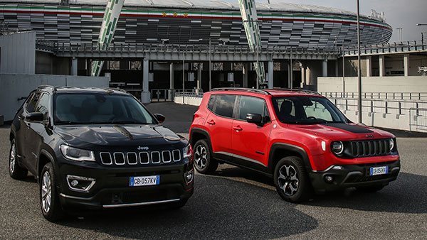 കോമ്പസ് 4xe, റെനെഗേഡ് 4xe മോഡലുകൾ യൂറോപ്പിൽ അവതരിപ്പിച്ച് ജീപ്പ്