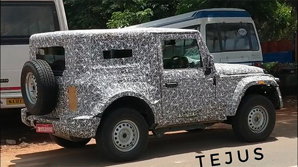 അവസാനഘട്ട പരീക്ഷണയോട്ടങ്ങളുമായി മഹീന്ദ്ര ഥാര്‍; ഹാര്‍ഡ്‌ടോപ്പ് പതിപ്പിന്റെ സ്‌പൈ ചിത്രങ്ങള്‍ പുറത്ത്