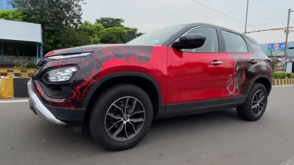 വെനം സ്റ്റിക്കർ റാപ്പിൽ അണിഞ്ഞൊരുങ്ങി ടാറ്റ ഹാരിയർ