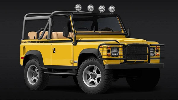 90'കളിലെ ഡിഫെൻഡറിന്റെ രൂപം, ഇലക്ട്രിക് കരുത്ത്; ട്വിസ്റ്റഡ് NAS-E പുറത്തിറക്കി ലാൻഡ് റോവർ 90'കളിലെ ഡിഫെൻഡറിന്റെ രൂപം, ഇലക്ട്രിക് കരുത്ത്; ട്വിസ്റ്റഡ് NAS-E പുറത്തിറക്കി ലാൻഡ് റോവർ