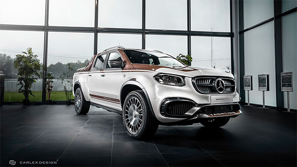 കൗതുക കാഴ്ചയായി മെർസിഡീസ് X-ക്ലാസ് കസ്റ്റമൈസ്ഡ് ആഢംബര പിക്കപ്പ് ട്രക്ക്