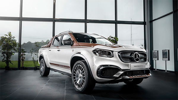 കൗതുക കാഴ്ചയായി മെർസിഡീസ് X-ക്ലാസ് കസ്റ്റമൈസ്ഡ് ആഢംബര പിക്കപ്പ് ട്രക്ക്