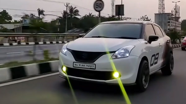 ഹോട്ട് ലുക്കിൽ കസ്റ്റമൈസ്ഡ് മാരുതി ബലേനോ