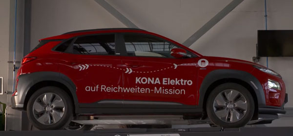 ഒറ്റ ചാർജിൽ 1026 കിലോമീറ്റർ മൈലേജ്; ചരിത്രം കുറിച്ച് ഹ്യുണ്ടായി കോന ഇവി