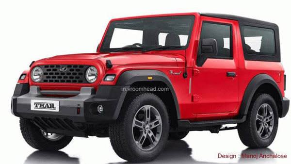 2020 മഹീന്ദ്ര ഥാറിന്റെ മുഖഭാവം മാറ്റിമറിക്കുന്ന പുത്തൻ ഗ്രില്ലുകൾ