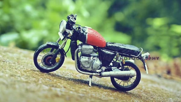 റോയല്‍ എന്‍ഫീല്‍ഡ് ഇന്റര്‍സെപ്റ്റര്‍ 650 മിനിയേച്ചര്‍ വൈറലാകുന്നു; വീഡിയോ