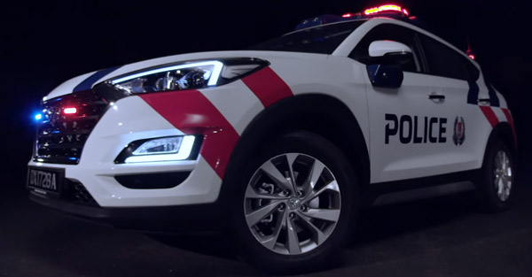 ഇമേജ് റെക്കഗ്നിഷൻ AI സാങ്കേതികവിദ്യയുമായി സിംഗപ്പൂർ പൊലീസ് സേനയുടെ ഭാഗമായി ഹ്യുണ്ടായി ട്യൂസോൺ