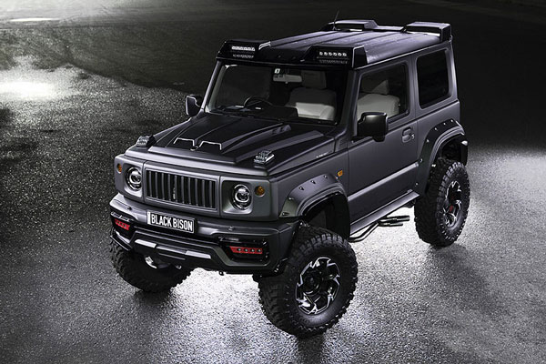 ബ്ലാക്ക് ബൈസൺ; കുട്ടി ഓഫ്റോഡർ G-വാഗണായി മാറി സുസുക്കി ജിംനി