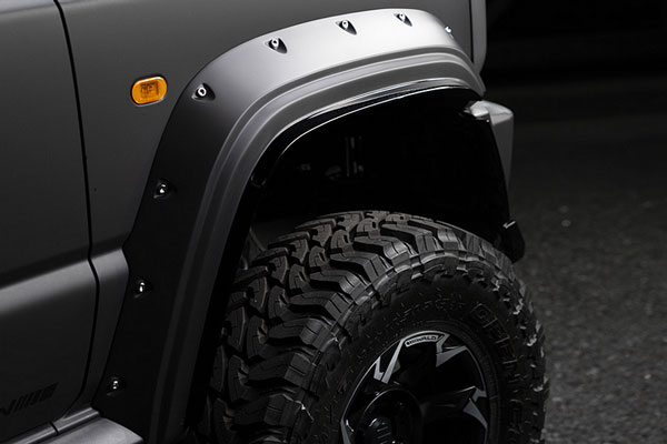 ബ്ലാക്ക് ബൈസൺ; കുട്ടി ഓഫ്റോഡർ G-വാഗണായി മാറി സുസുക്കി ജിംനി